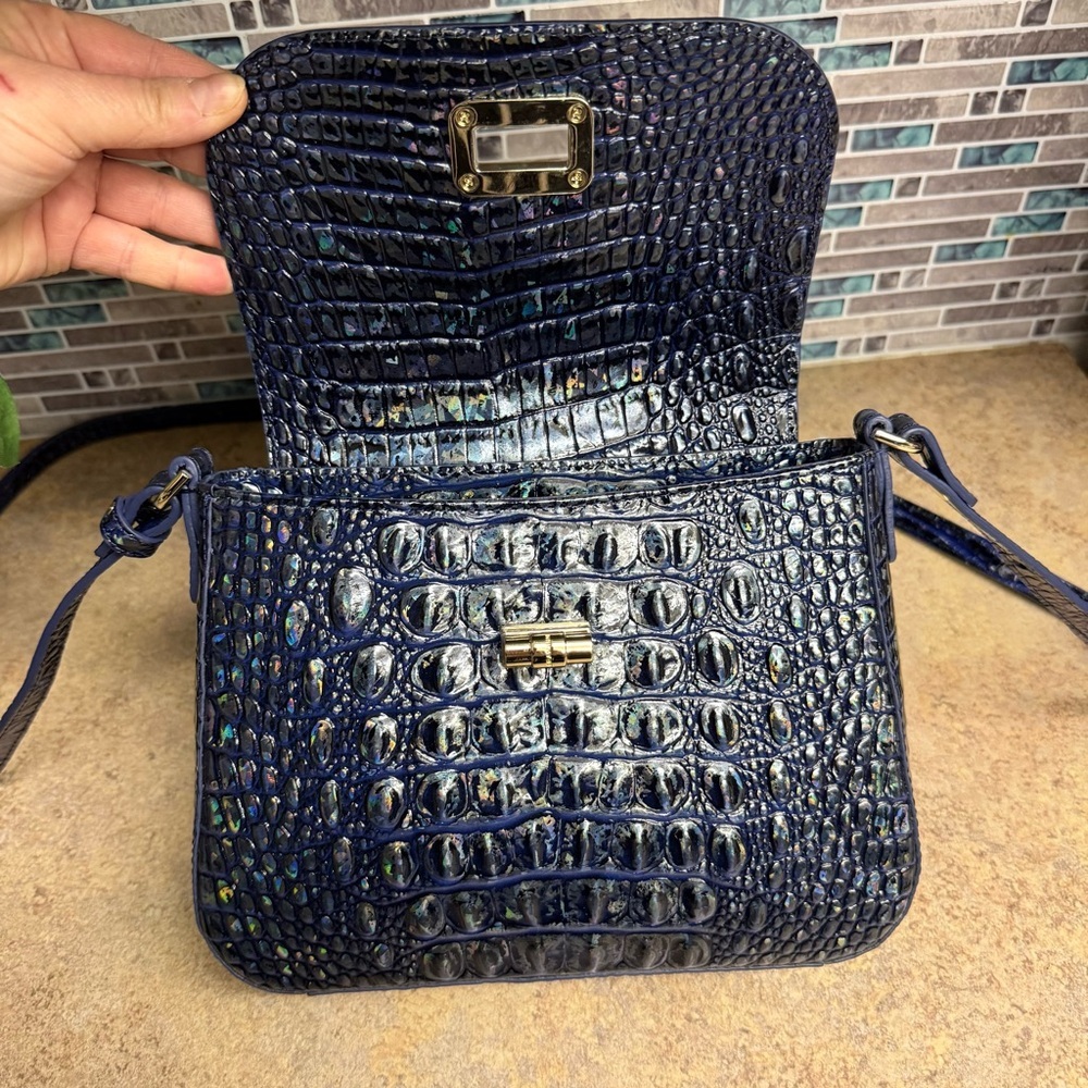 NWT Brahmin Gianna Royal Blue purse - Picture 8 of 9
